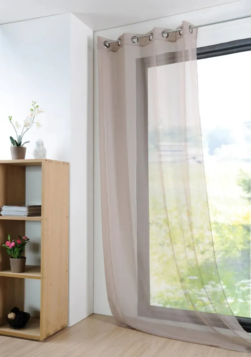Stof Monna voilage lin 135x260 cm polyester fin