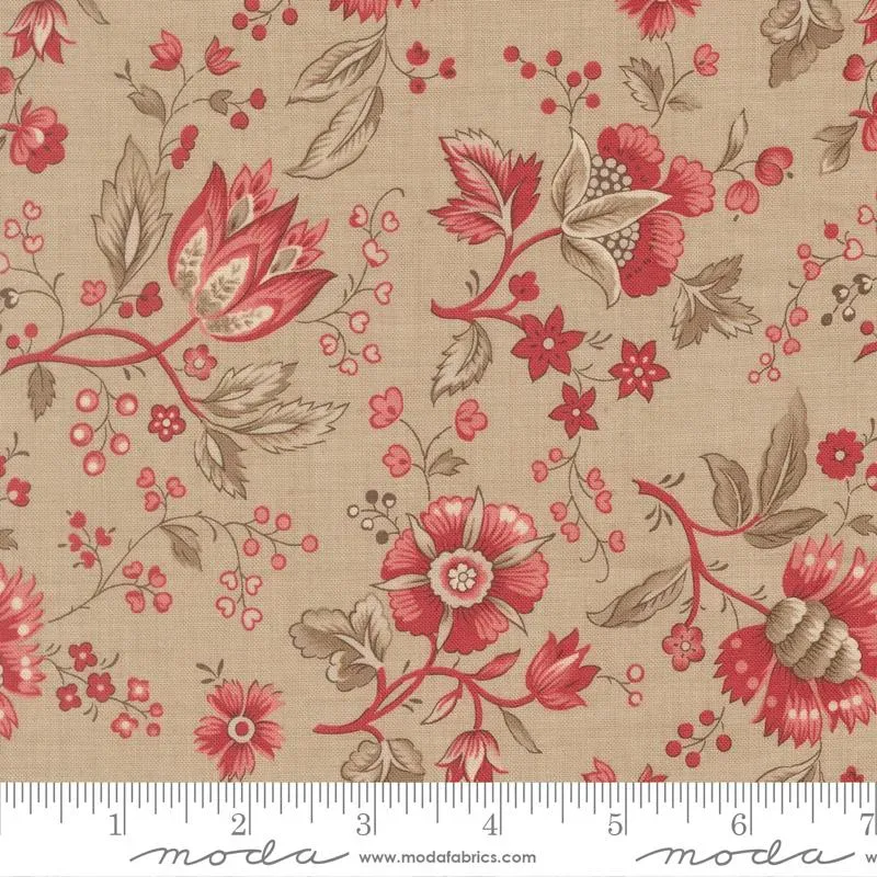 French General Joie de Vivre Roche 13982 15 tissu coton roche
