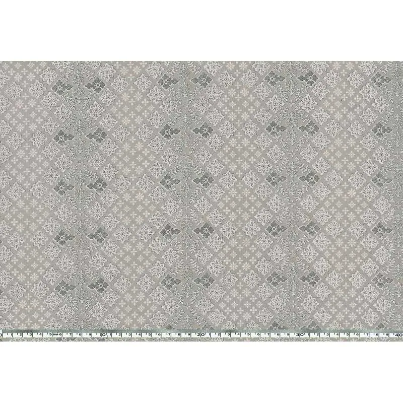 Yoko Saito 2026-05-A02 coupon coton 45x35 cm gris