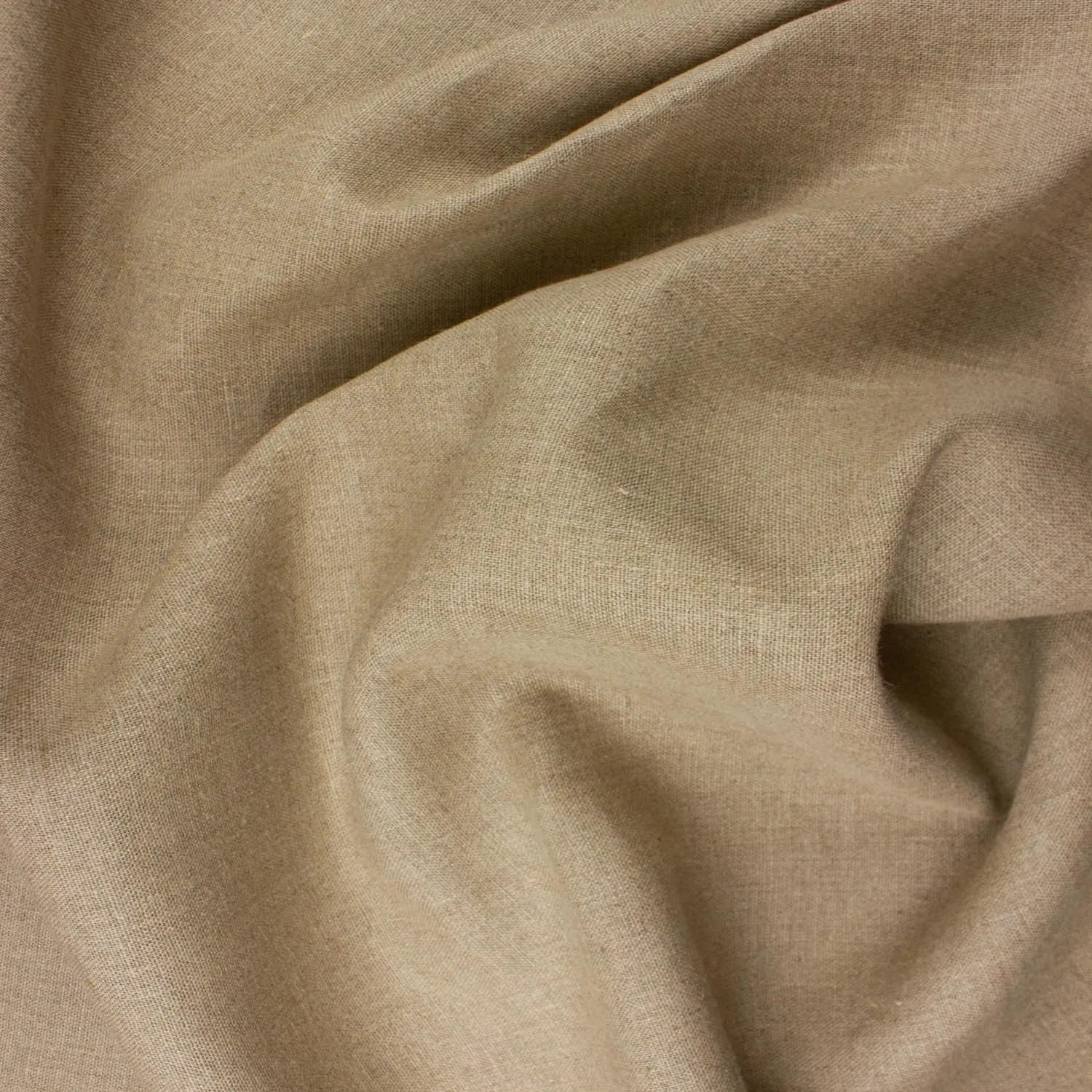 Tissushop toile de lin sanforisée naturel 1 m 140 cm