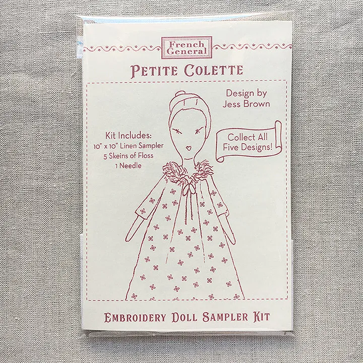 French General Petite Colette kit broderie Jess Brown lin
