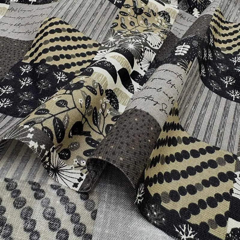 Yoko Saito 2026-01-A06 tissu coton au mètre monotone