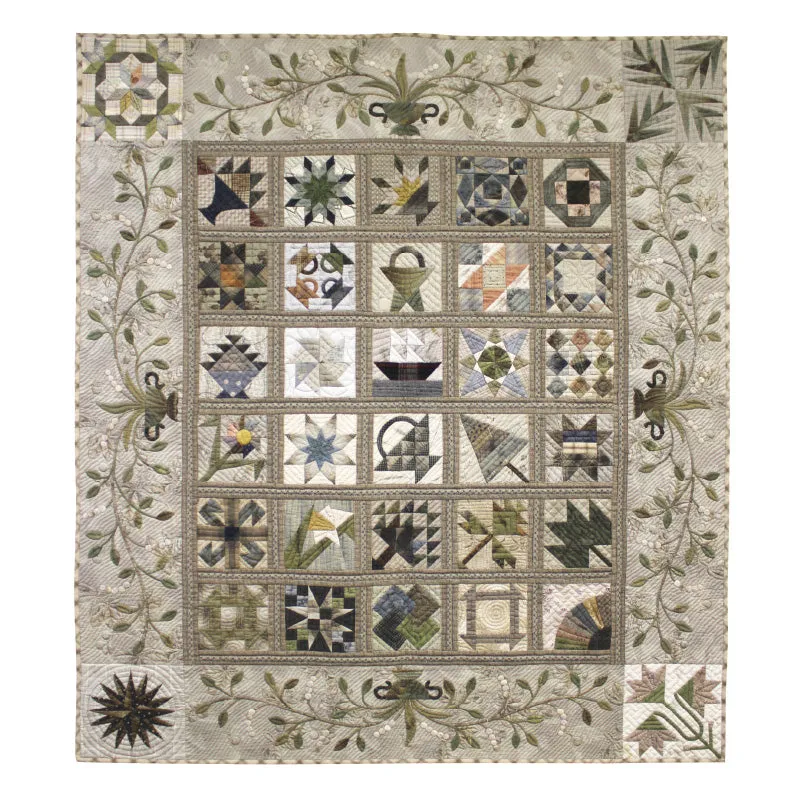 Yoko Saito Traditional Sampler Quilt patron sans notice 130cm