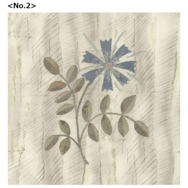 Yoko Saito kit fleurs scandinaves No.2 tissu 30x30 cm