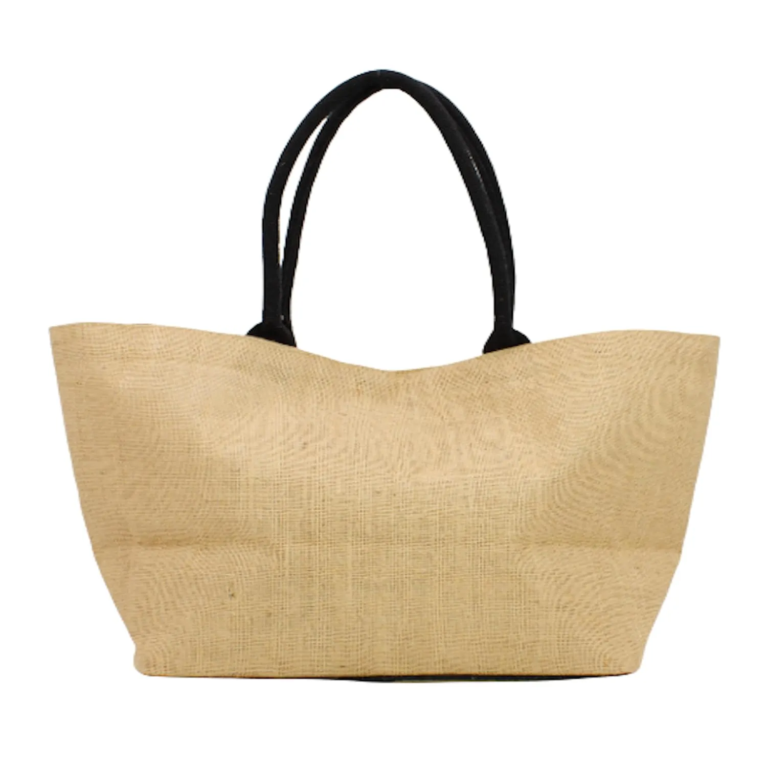 Tissushop Mexico sac toile de jute naturel 56x31x15 cm