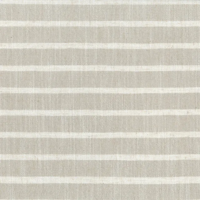 Elastron Kelly Stripes tissu rayé charcoal au mètre lin