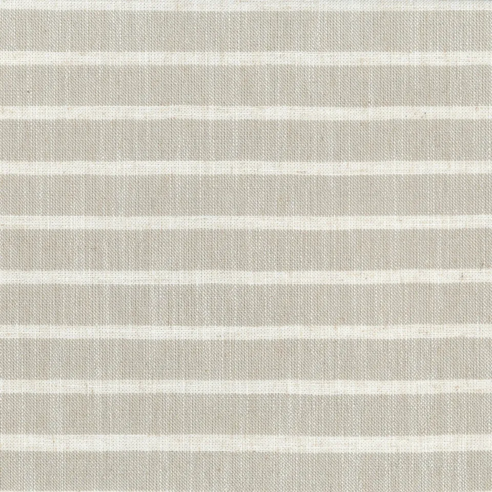 Elastron Kelly Stripes tissu rayé charcoal au mètre lin