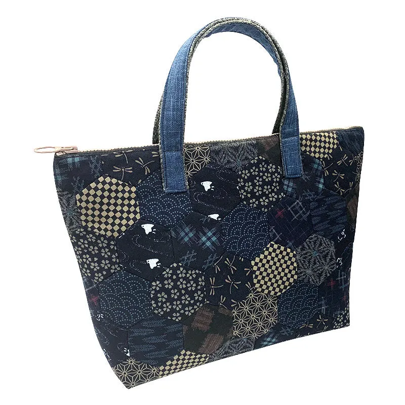 Yoko Saito Big Hexagon Pouch kit pochette 30,5 cm