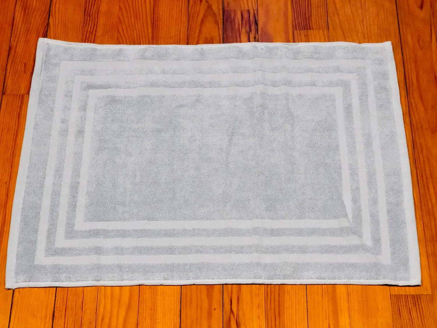 Stof Lagune tapis de bain 45x70 cm pétrole coton bio
