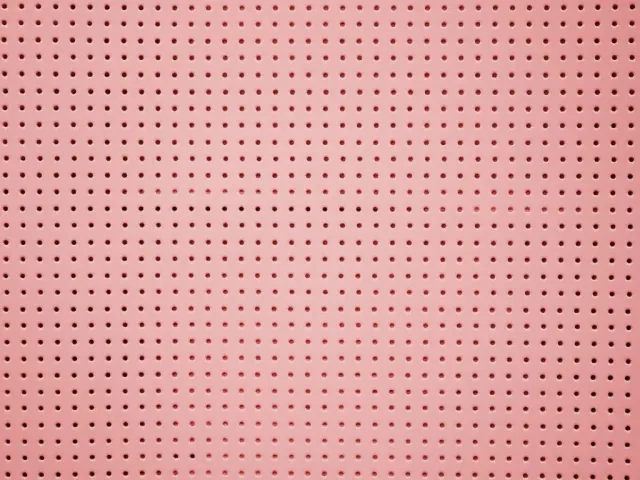 La Croix et La Manière Vinyle Laqué Perforé Rose vinyle coupon 25x45