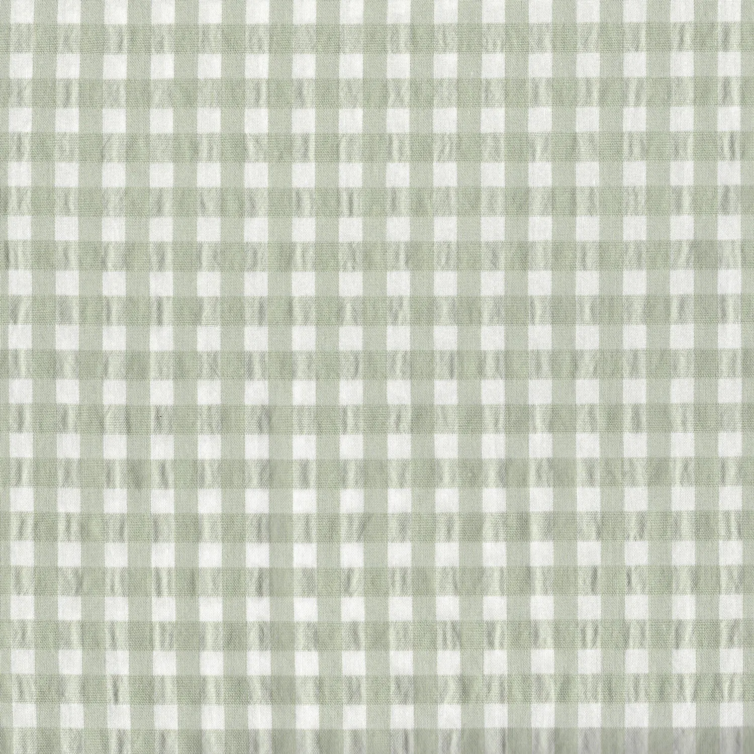 La Maison Naïve Vichy Amande tissu seersucker pastel