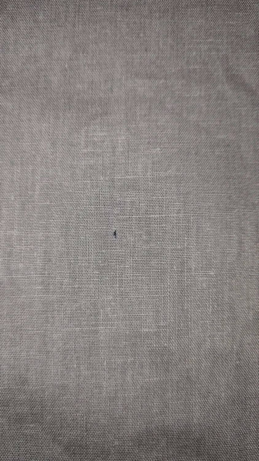 Stof Eden drap plat 240x300 cm ardoise coton