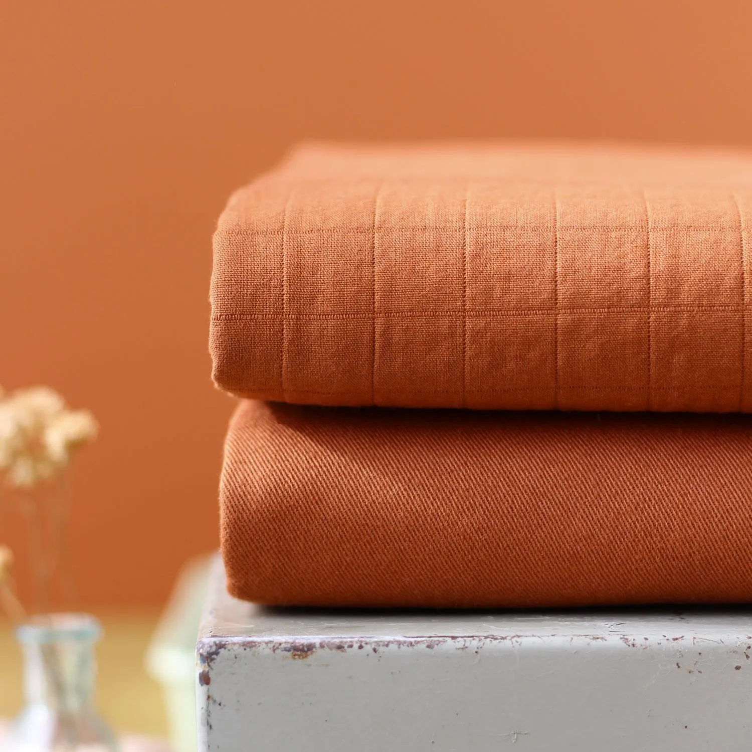 La Maison Naïve Coton Matelassé Cannelle tissu coton matelassé