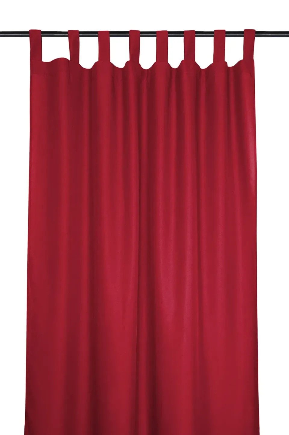 Stof Nelson rideau 135x260 cm rouge 100% polyester