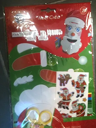 Tissushop marionnette papier Père Noël loisirs créatifs