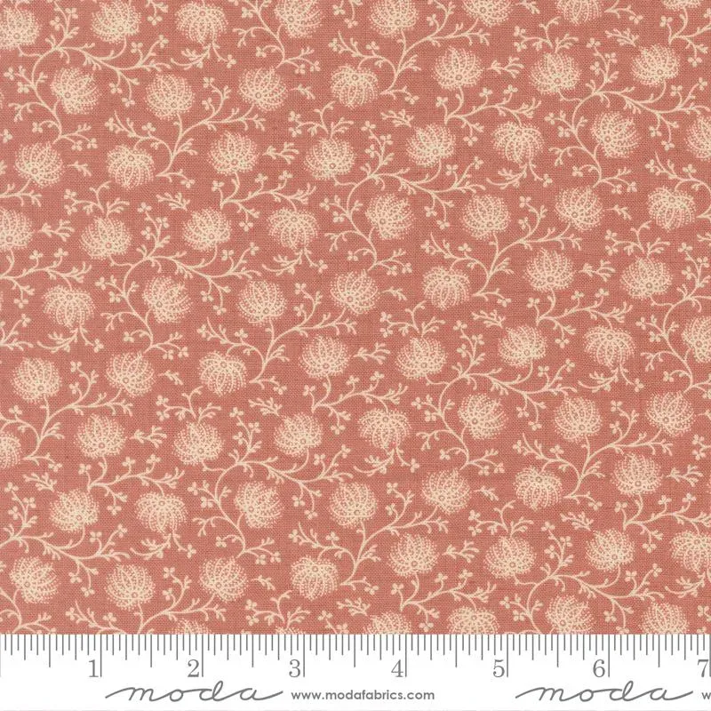 French General Joie De Vivre Clay 13986 16 tissu coton fleuri au mètre