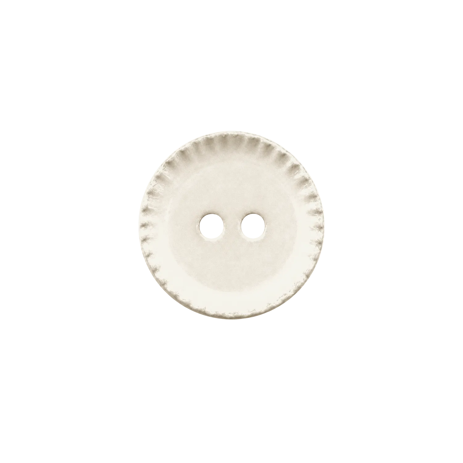 La Maison Naïve bouton à collerette 12 mm blanc cassé à l'unité