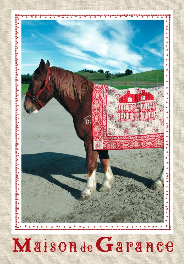 French General Maison De Garance patron quilt 46"