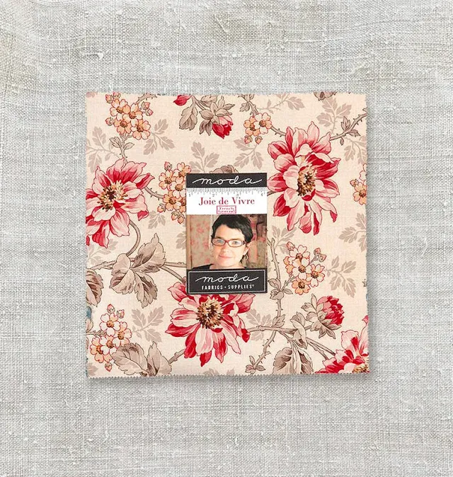 French General Joie de Vivre Layer Cake tissu patchwork 10" lot 42 floral
