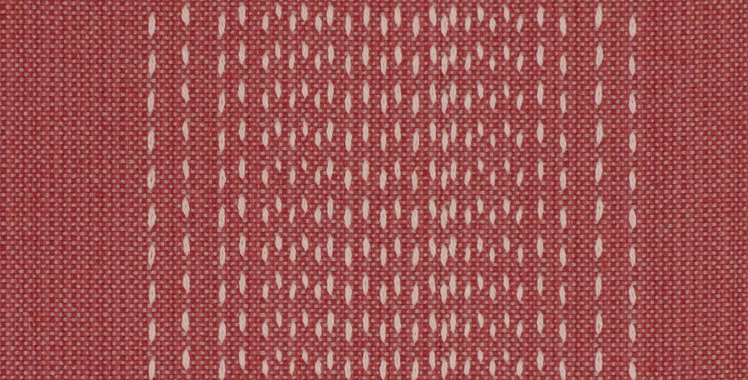 French General Jardin Maribel Stripe Rouge tissu coton