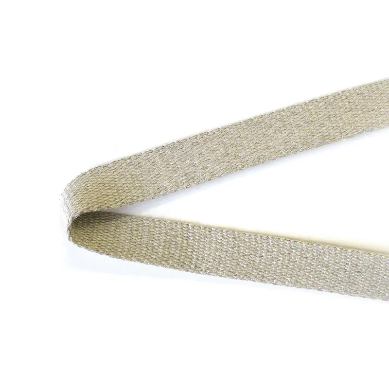 Yoko Saito JTT-R309 sangle lin épais 3 cm au mètre naturel