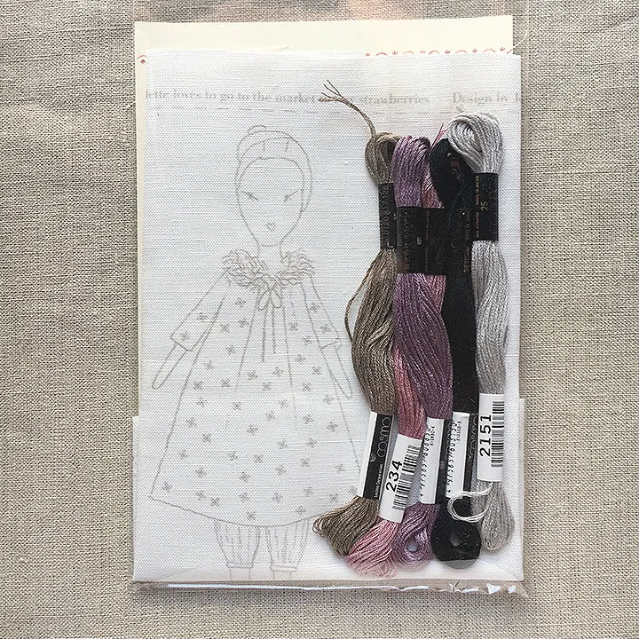 French General Petite Colette kit broderie Jess Brown lin