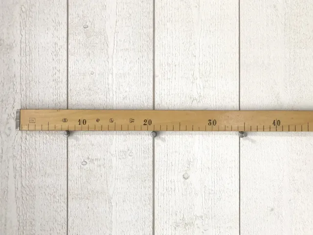 La Croix et La Manière Règle mètre bois gradué 1 m couture