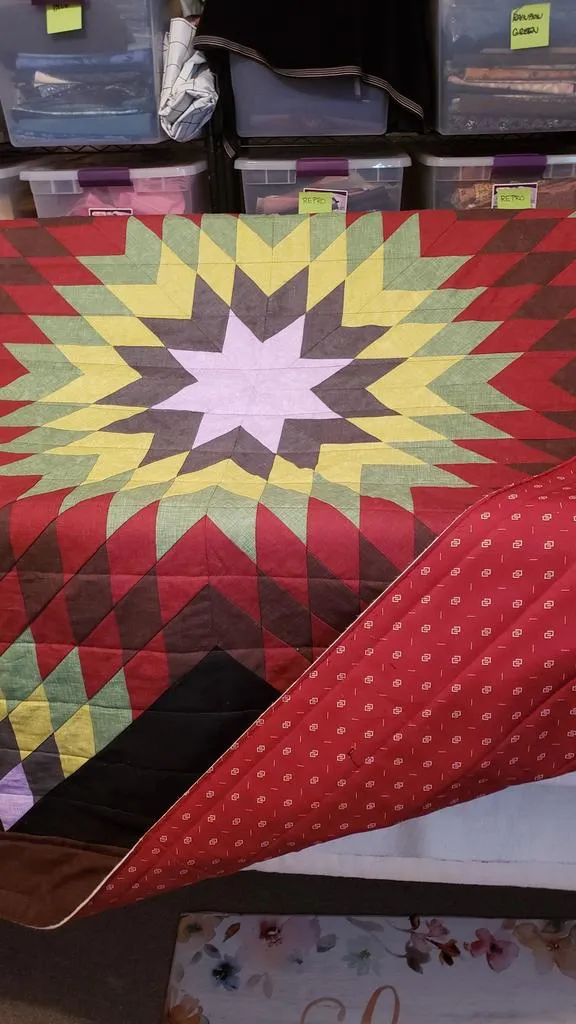 French General Navajo Quilt don projet couture