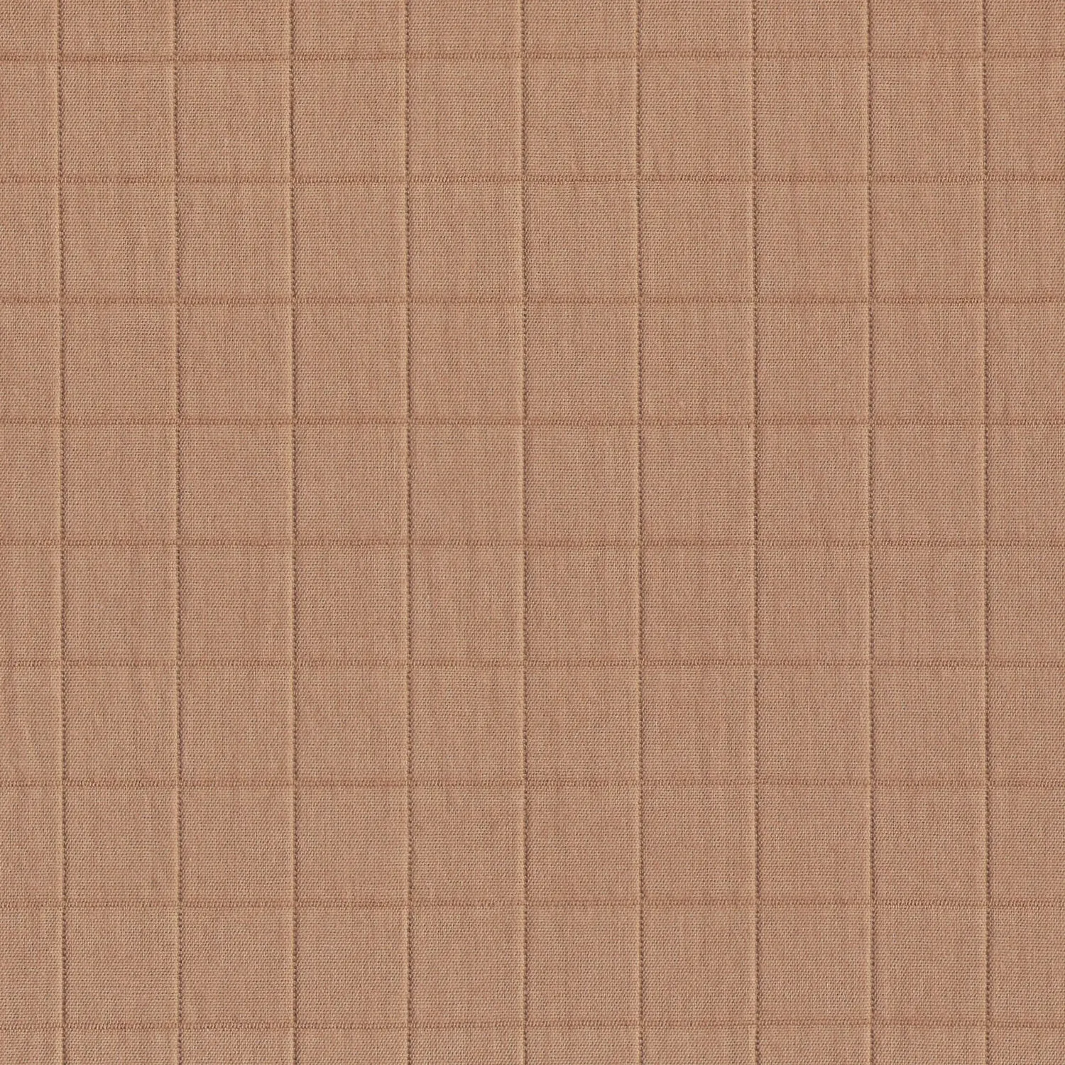 La Maison Naïve Coton Matelassé Tomette tissu au mètre terracotta