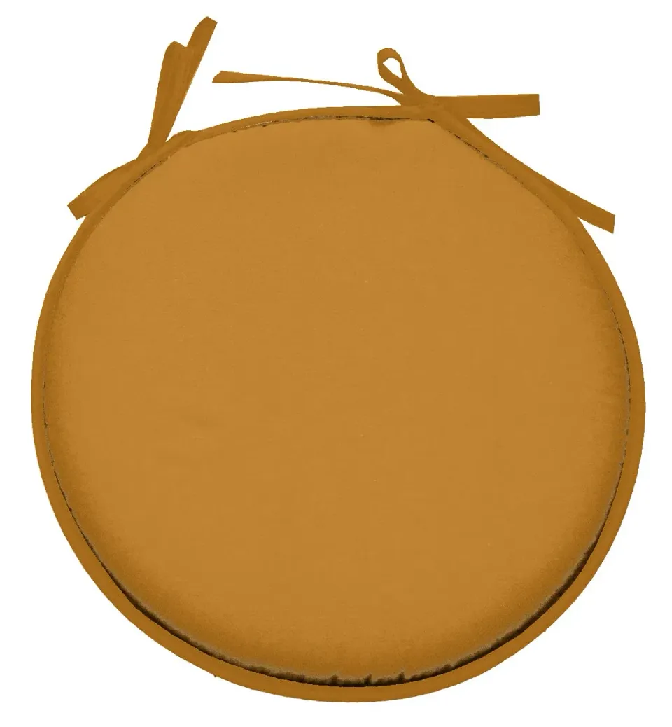 Stof Nelson galette de chaise curry Ø40 cm ronde