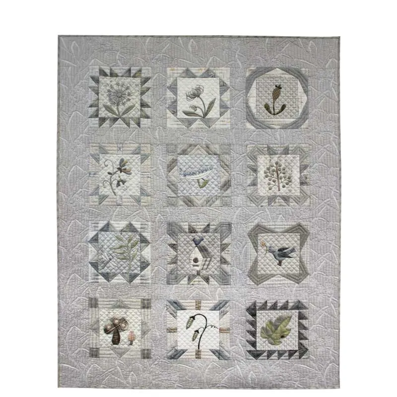 Yoko Saito Kurbits patron quilt fleurs imaginaires anglais