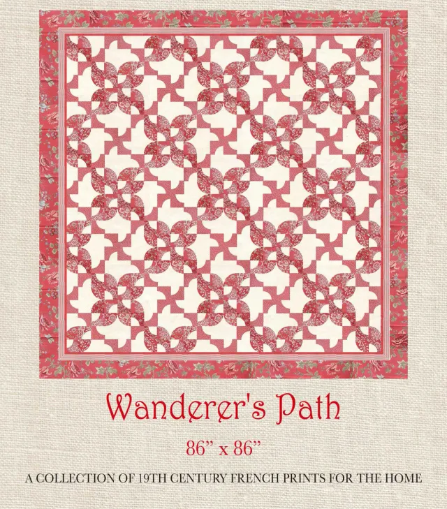 French General Le Bouquet Français patron quilt Wanderer's Path