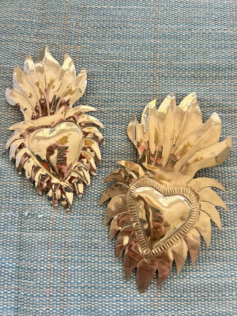 French General Milagro Heart D cœur alpaga argenté