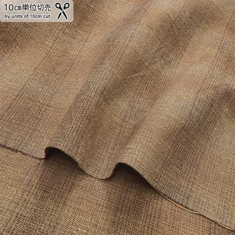 Yoko Saito 2026-05-A17 tissu coton orange au mètre