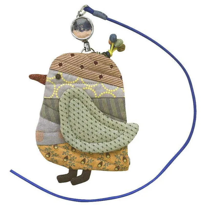 Yoko Saito Bird Pass Case kit patchwork oiseau porte-carte
