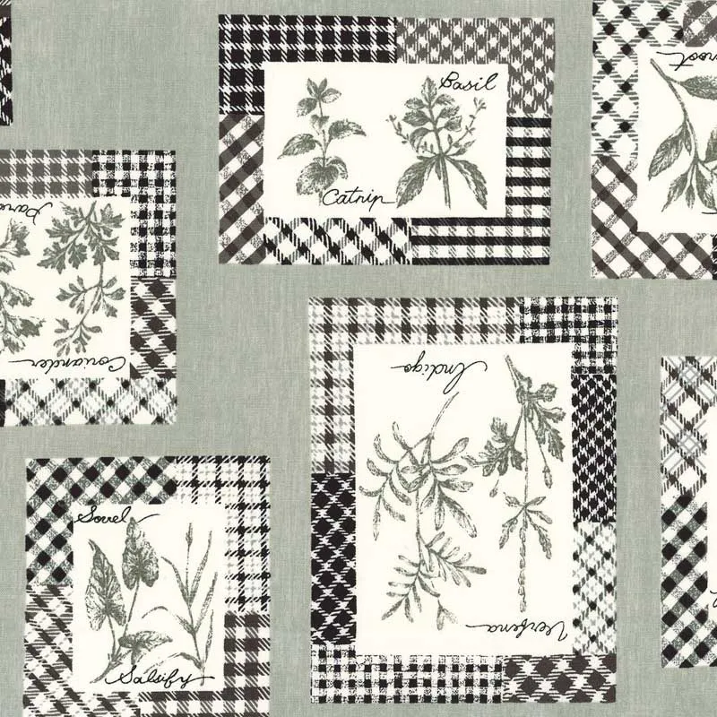 Yoko Saito 2026-05-A08 coupon coton gris 33x35 cm