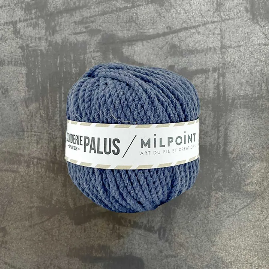 La Croix et La Manière cordeau macramé coton recyclé 50 m 3 mm