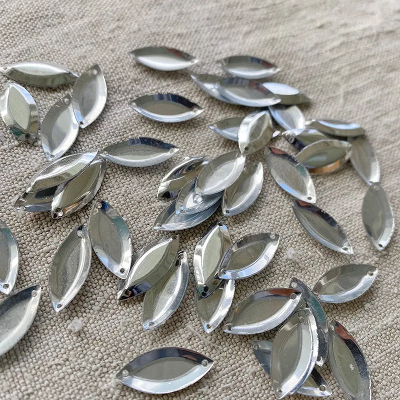 French General paillettes losange argent lot 1000 vintage