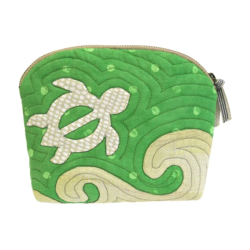 Yoko Saito Hawaiian Quilt Pouch kit pochette dauphin