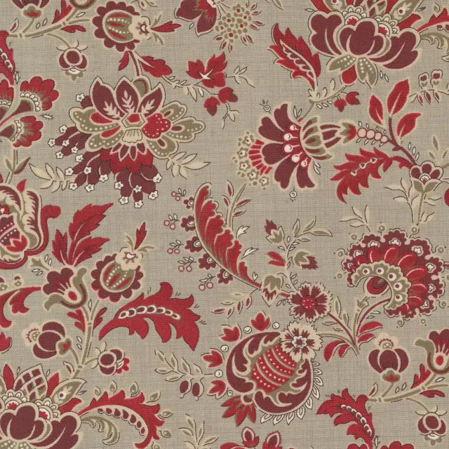 French General Bonheur De Jour Roche 13911 18 tissu coton