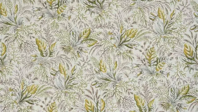French General Jardin Gardinier Soleil tissu ameublement lin coton