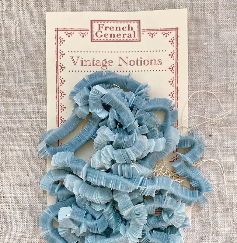 French General sequins vintage bleu poudre écheveau