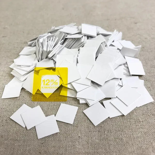 Yoko Saito Paper Piecing gabarits carré 12 mm 1000 pcs