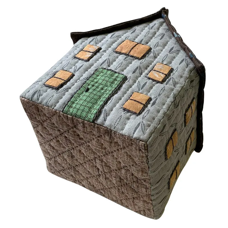 Yoko Saito 3D House Yellow Windows kit maison tissu jaune
