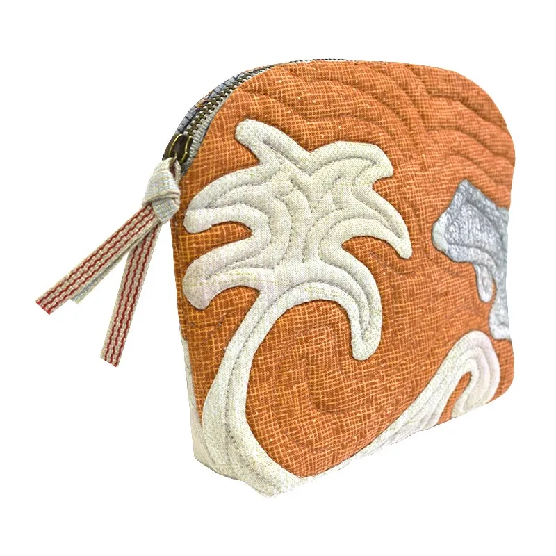 Yoko Saito Hawaiian Quilt Pouch kit pochette dauphin