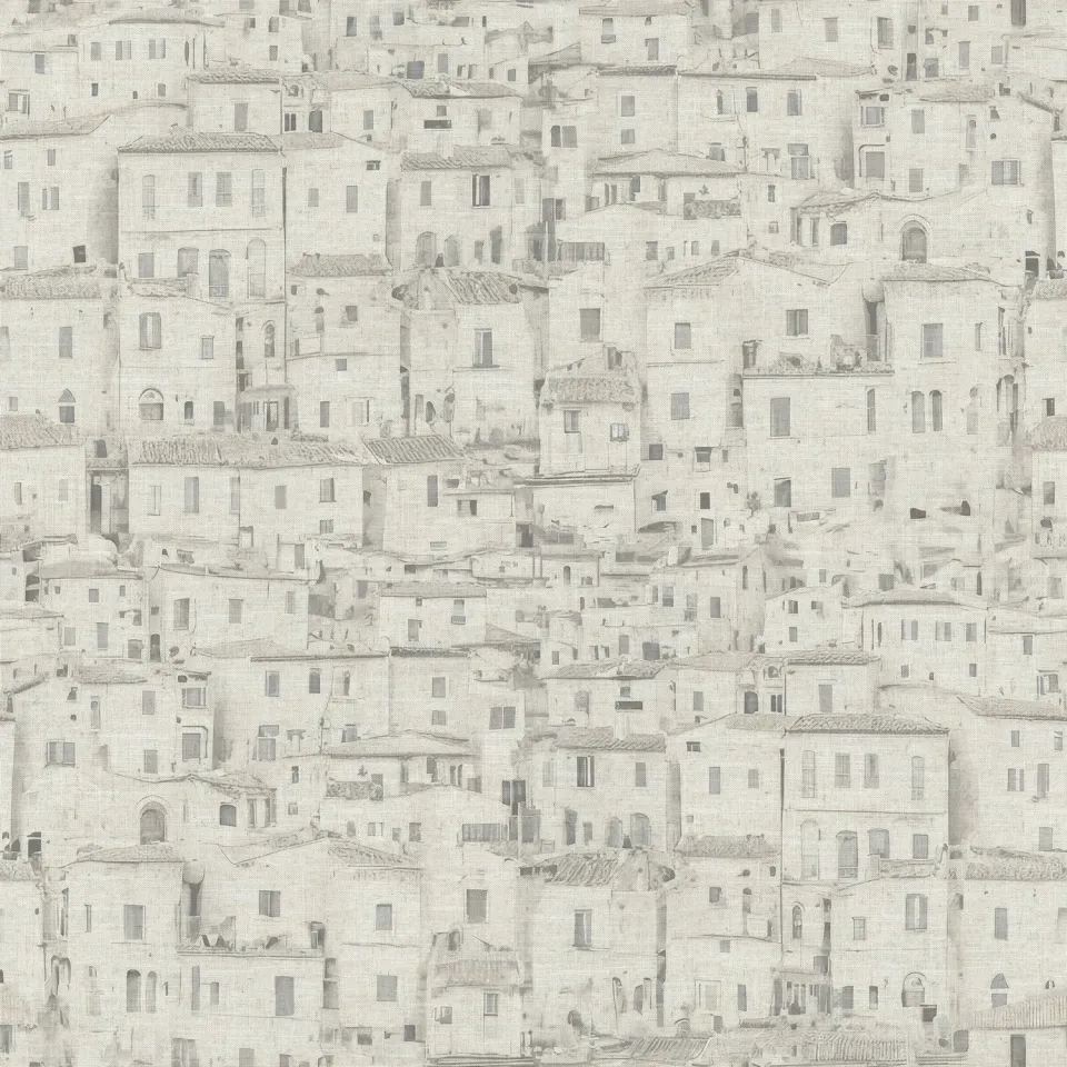 Elastron Matera tissu déco motif architectural Stone