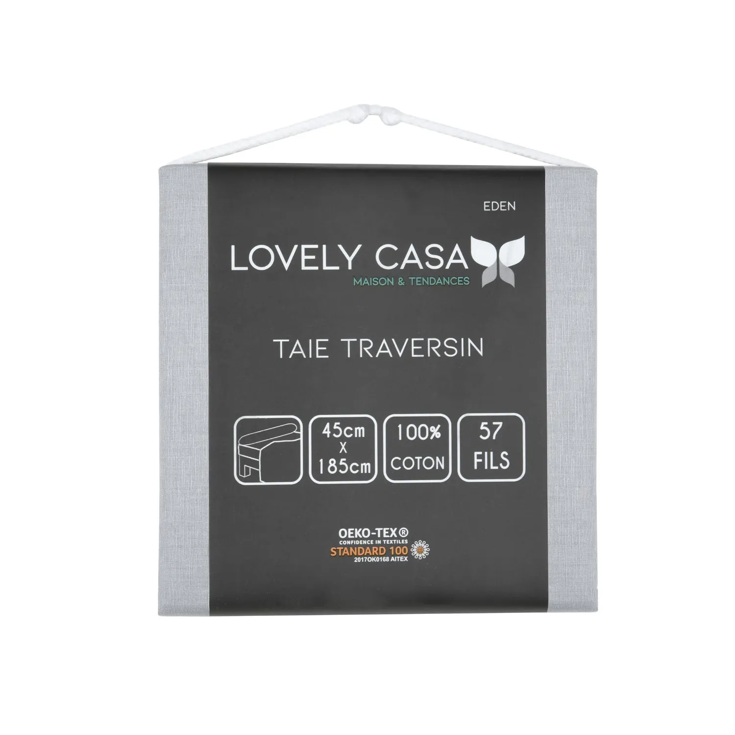 Stof Eden taie traversin 45x185 cm souris coton