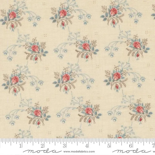 French General Fleur de Paris 13994 11 tissu coton pearl