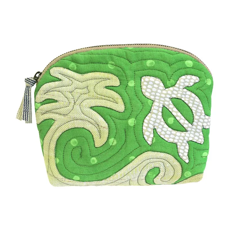 Yoko Saito Hawaiian Quilt Pouch kit pochette dauphin