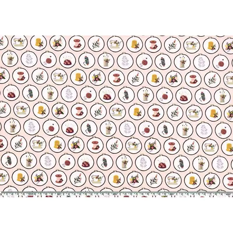 Yoko Saito 2026-06-A07 tissu USA mercerie 3cm au mètre